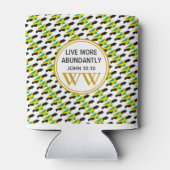 50 Absoluut Fabulous JAMAICAN Monogram Blikjeskoeler (Achterkant)