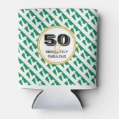 50 Absoluut Fabulous NIGERIA NAIJA Monogram Blikjeskoeler (Voorkant)