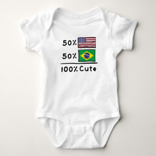 50% Amerikaans 50% Braziliaans 100% Verenigd Konin Romper