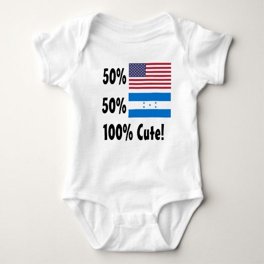 50% Amerikaans 50% Hondurese 100% klauw Romper (Voorkant)