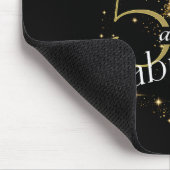 50 and Fabulous 50th Birthday Party Goud Zwart Muismat (Hoek)