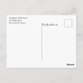 50 and Fabulous | 50th Birthday Party Photo Briefkaart (Achterkant)