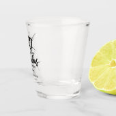 50 and Fabulous Birthday Bursting Modern Shot Glas (Rechts)