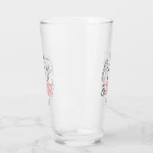 50 and Fabulous Custom 50th Birthday Modern Script Glas (Links)