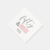 50 and Fabulous Custom 50th Birthday Modern Script Servet (Hoek)