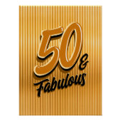 50 and Fabulous Glossy Poster (Voorkant)