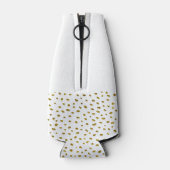 50 and Fabulous Gold Glitter Photo 50th Birthday Flesjeskoeler (Achterkant)