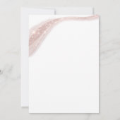 50 and Fabulous Rose Gold 50th Birthday Kaart (Achterkant)