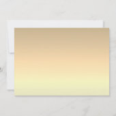 50 and Fabulous Simple Elegant Gold 50th Birthday Kaart (Achterkant)