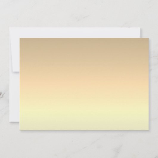 50 and Fabulous Simple Elegant Gold 50th Birthday Kaart (Achterkant)