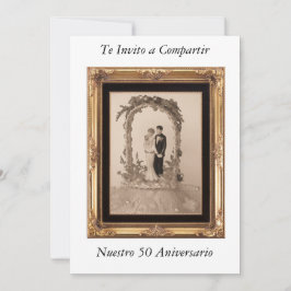 50 aniversario de Bodas Kaart