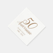 50 Aniversario Spaans 50ste Jubileum Napkin Servet (Hoek)