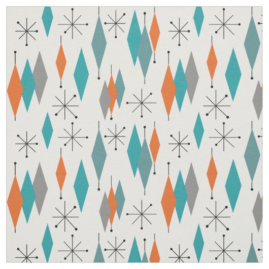 '50' atoommidden-eeuwse moderne  stof (Swatch)