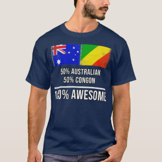 50 Australian 50 Congon 100 Geweldige cadeau voor T-shirt