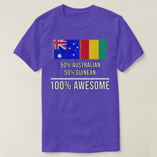 50 Australische 50 Guinese 100 Geweldige Gift voor T-shirt (Design voorkant)