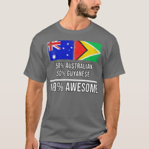 50 Australische 50 Guyanese 100 Geweldige Gift voo T-shirt