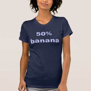 50% bananen t-shirt