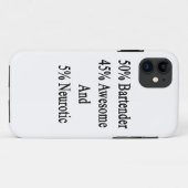 50 Bartender 45 Geweldige en 5 neurotisch Case-Mate iPhone Case (Achterkant (horizontaal))