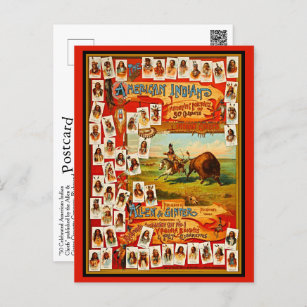  50 beroemde Indische Indische Chiefs Briefkaart