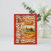  50 beroemde Indische Indische Chiefs Briefkaart (Staand voorkant)