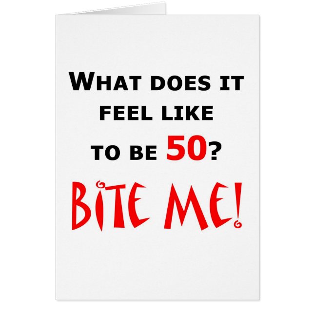 50 Bite me! (Voorkant)