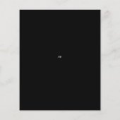 50 Black Gold Budget 50e verjaardag uitnodiging Flyer (Achterkant)