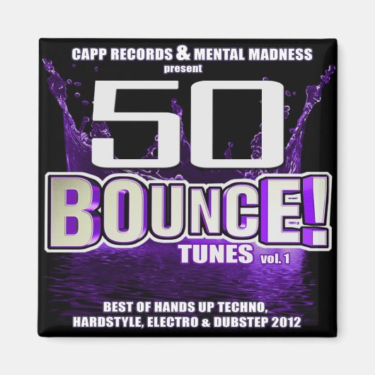 50 Bounce Tunes Magneet (Voorkant)
