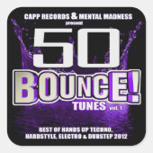 50 Bounce Tunes Sticker (Voorkant)