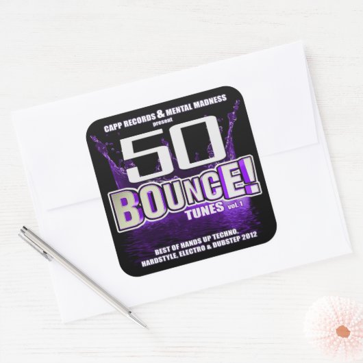 50 Bounce Tunes Sticker (Envelop)
