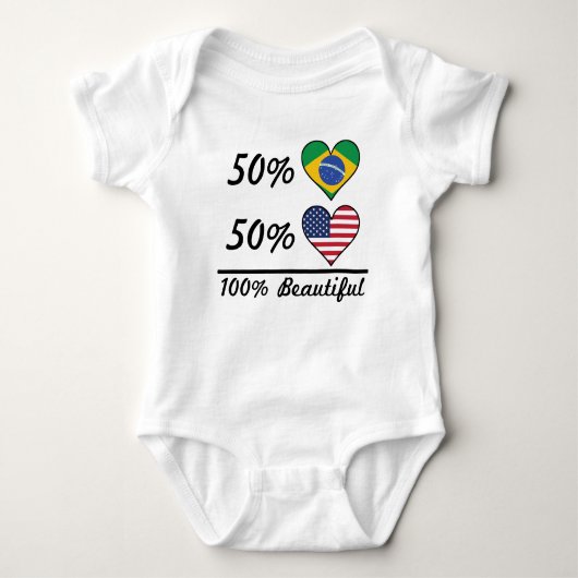 50% Braziliaan 50% Amerikaans 100% mooi Romper (Voorkant)