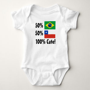 50% Braziliaan 50% Chileense 100% klap Romper