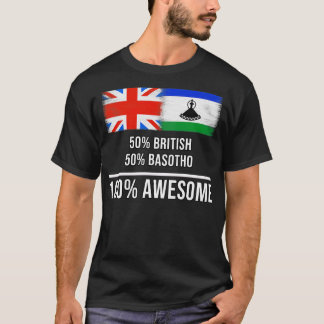 50 Brits 50 Basotho 100 Geweldige cadeau voor Baso T-shirt