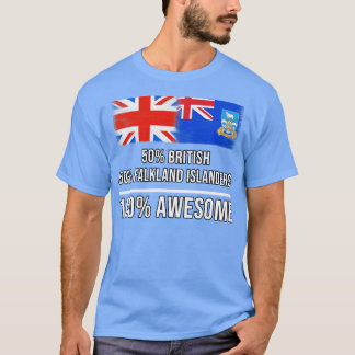 50 Britse 50 Falkland Islanders 100 Geweldige Gift T-shirt