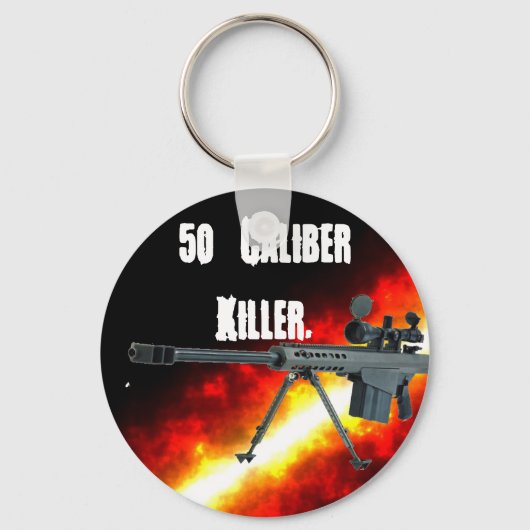 50 Caliber Killer Sleutelhanger (Voorkant)