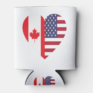 50% Canadees 50% Amerikaans 100% Geweldige Grappig Blikjeskoeler