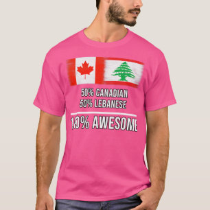 50 Canadees 50 Libanees 100 Geweldige Cadeau voor  T-shirt