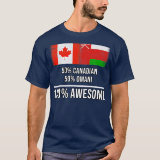 50 Canadees 50 Omani 100 Geweldige cadeau voor Oma T-shirt