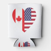 50% Canadese 50% Amerikaanse 100% Geweldige Funny  Blikjeskoeler (Voorkant)