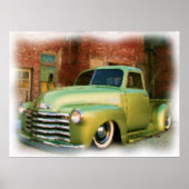 50' Chevy Truck Poster (Voorkant)