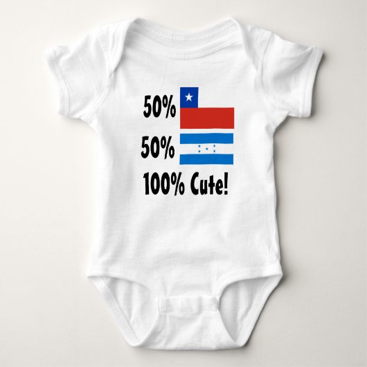 50% Chileense 50% Honduran 100% Cute Romper (Voorkant)