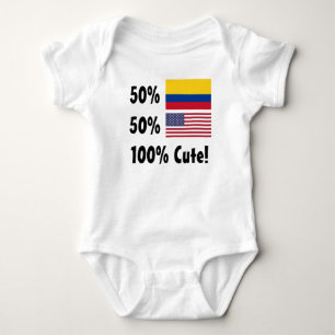 50% Colombiaan 50% Amerikaan 100% Cute Romper