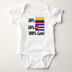 50% Colombiaan 50% Cubaan 100% Cute Romper