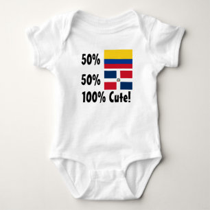 50% Colombiaan 50% Dominicaanse 100% Cute Romper