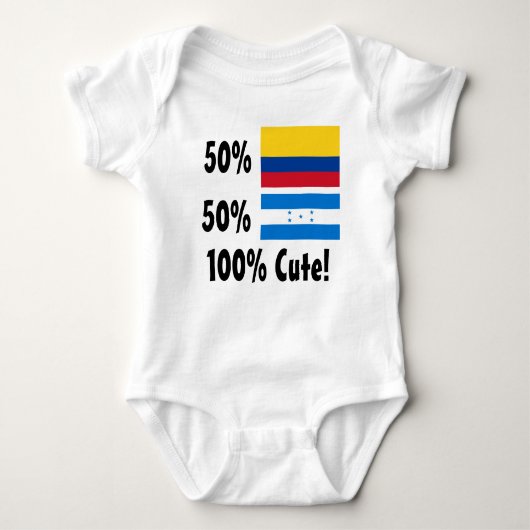 50% Colombiaan 50% Honduran 100% Cute Romper (Voorkant)