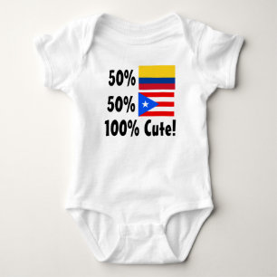 50% Colombiaan 50% Puerto Rica 100% Cute Romper