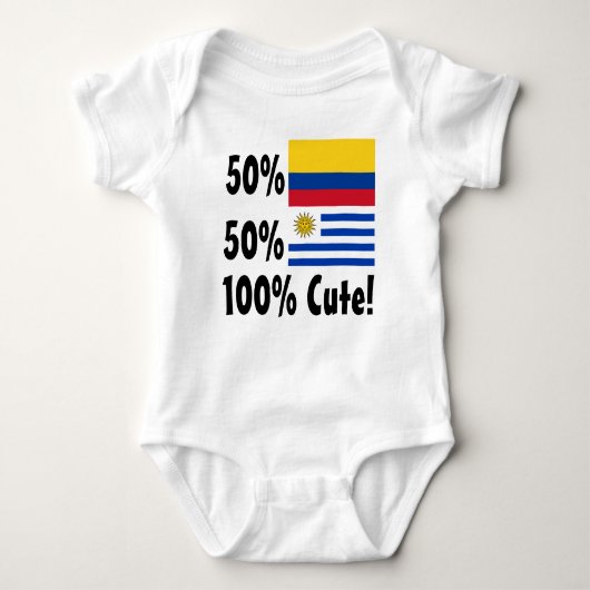 50% Colombiaan 50% Uruguayaan 100% Cute Romper (Voorkant)