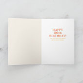 50 Colorful Candles Birthday Card Kaart (Binnen)