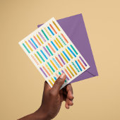 50 Colorful Candles Birthday Card Kaart