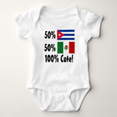 50% Cubaan 50% Mexicaan 100% klap! Romper (Voorkant)