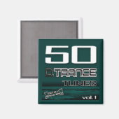 50 D. Trance Tunes, vol. 1 magneet (Voorkant / Achterkant)